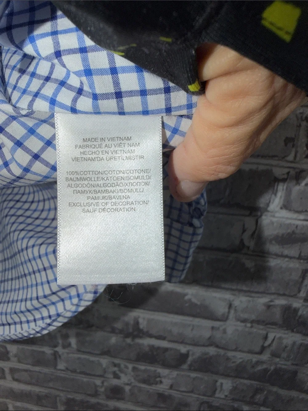 Ralph Lauren Boys'‎ White & Blue Checked Button-Down Shirt